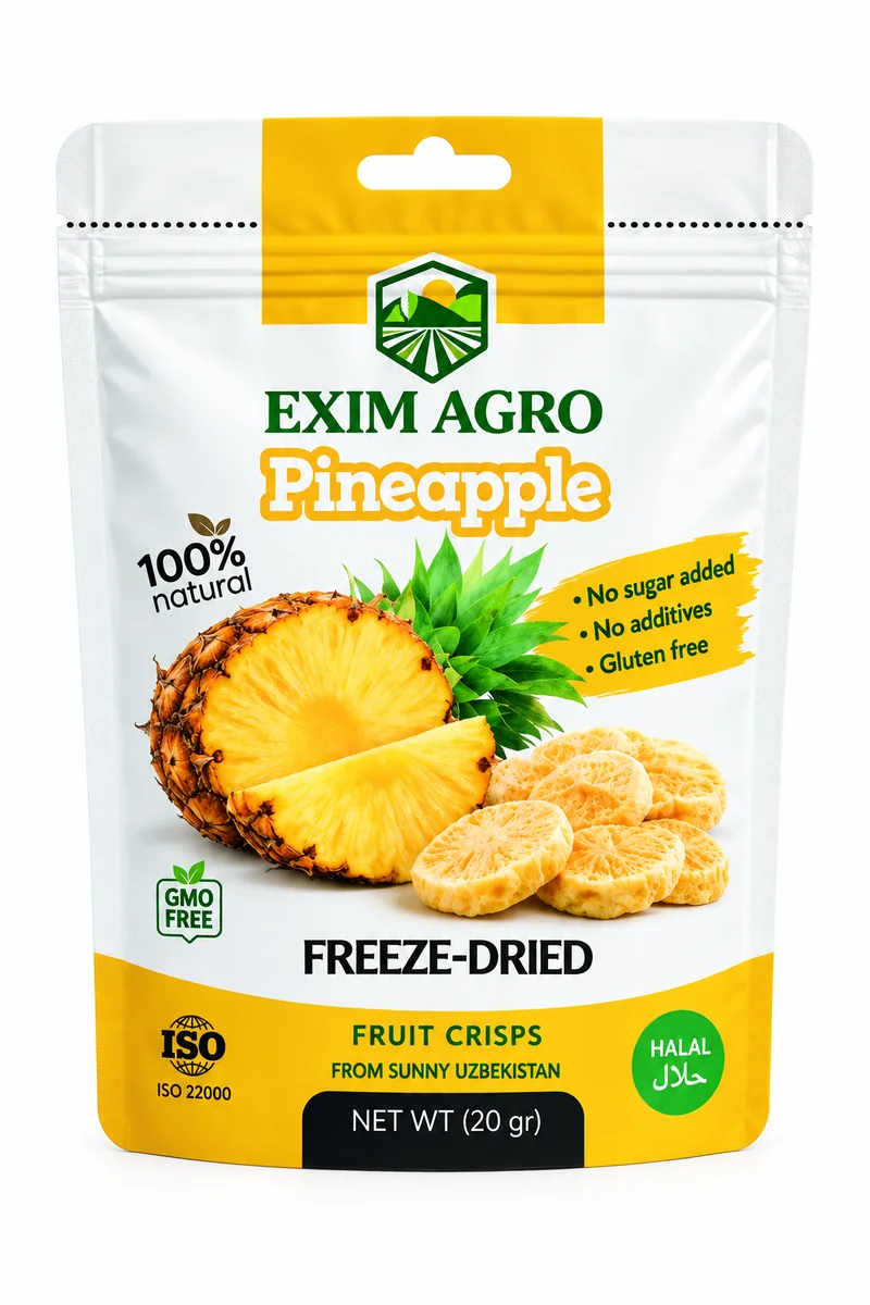 Freeze-dried pineapple — Exim Agro