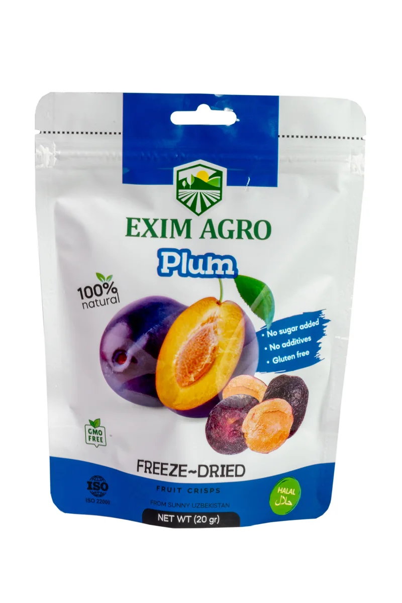 Freeze-dried plums — Exim Agro